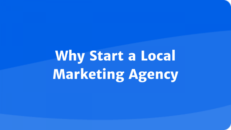 Start a local marketing agency
