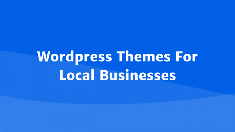 Wordpress Theme for Local Businesses