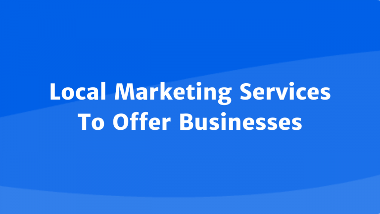 Local marketing services